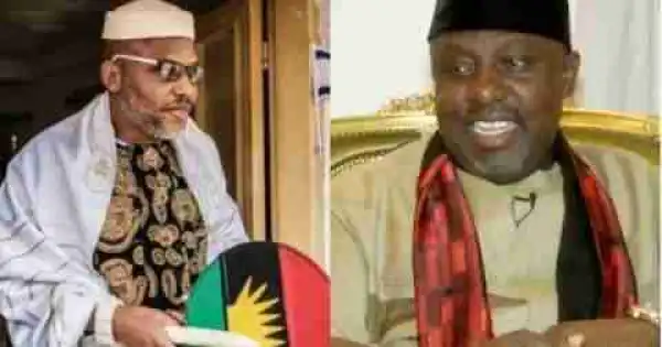 "You Will Go Back To Jos In 2019" - Nnamdi Kanu Tells Okorocha